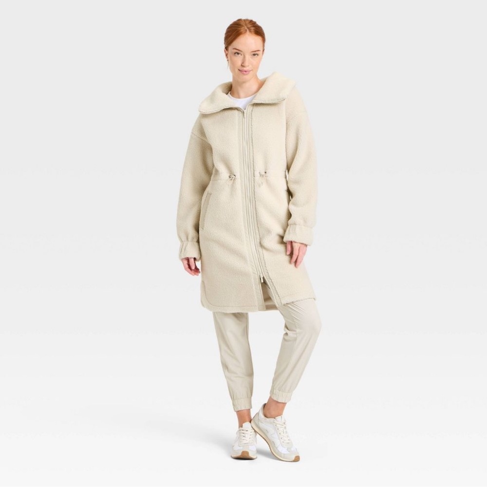 Nwt Women's Long High Pile Jacket - All In Motion